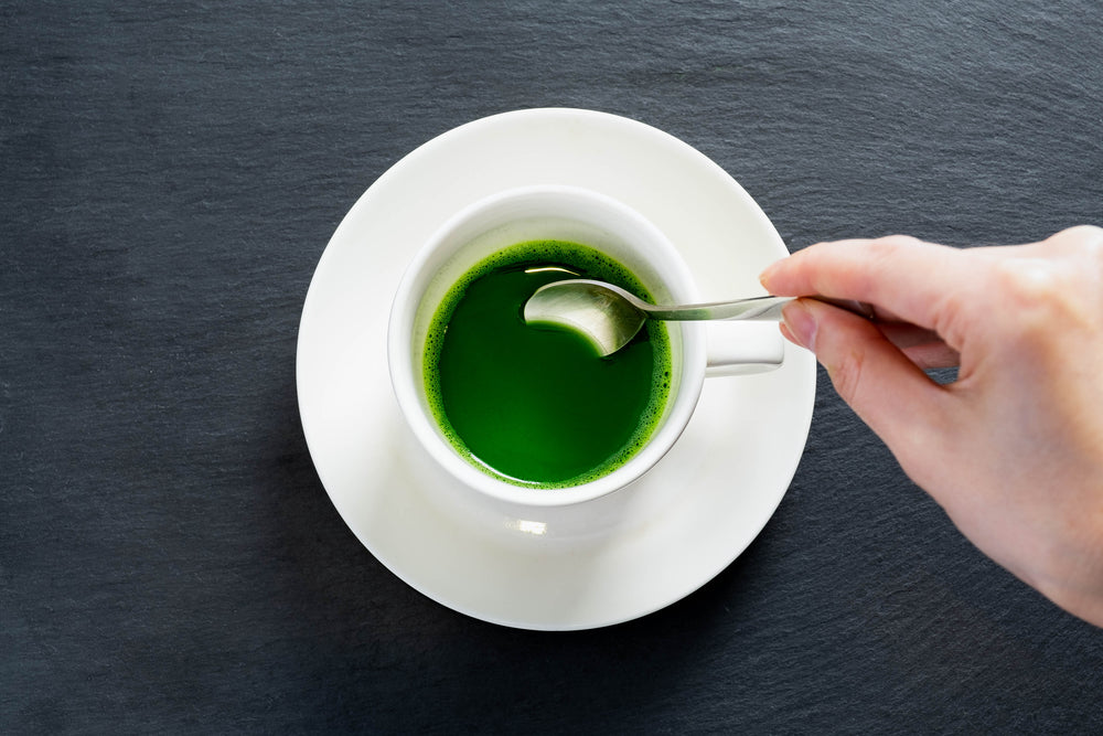 抹茶　カップ&スプーン