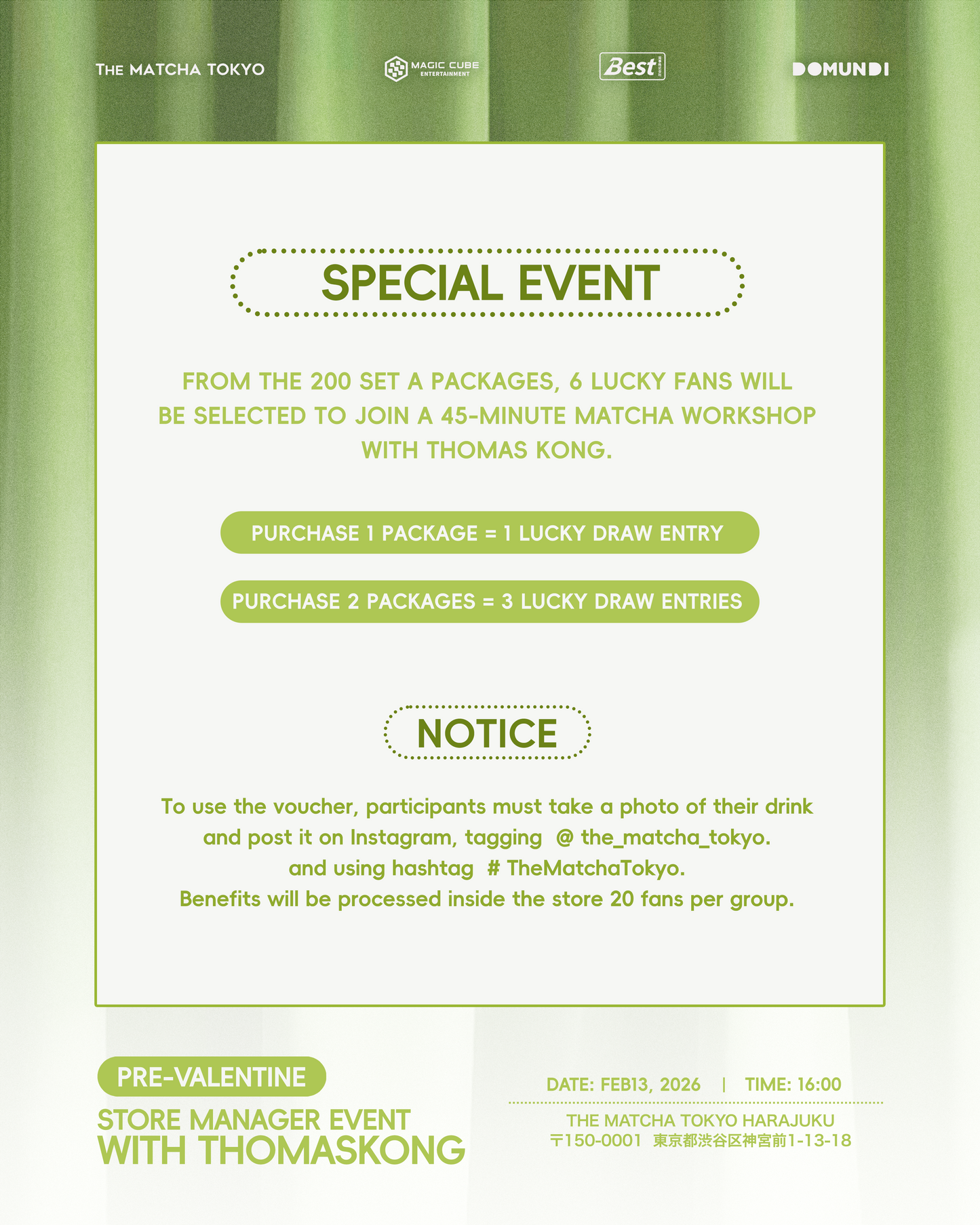 
                  
                    Pre-Valentine Store Manager Event with ThomasKong
                  
                