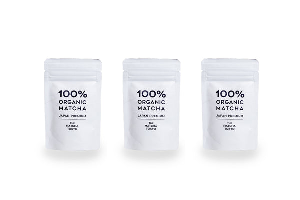 100% ORGANIC MATCHA / JAPAN PREMIUM DAILY SET×3 – THE MATCHA TOKYO