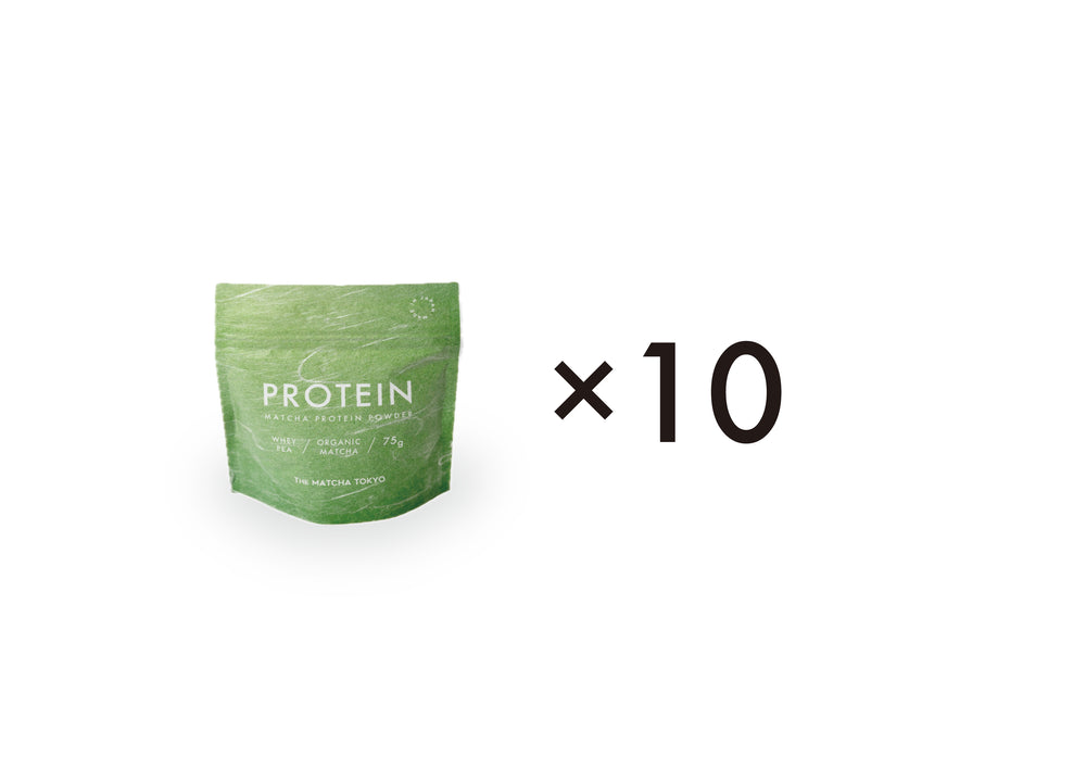 MATCHA PROTEIN POWDER x10 SET